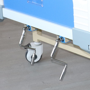 Precio de fábrica de cama manual con manivela para personas mayores, cama manual multifuncional con manivela para hospitales psiquiátricos y - Product Image 1