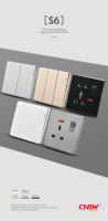 CNBW Prise de sécurité en gros de haute qualité norme britannique Prise murale à 5 broches électrique 220V-250V prise d'interrupteur multi-prises avec néon