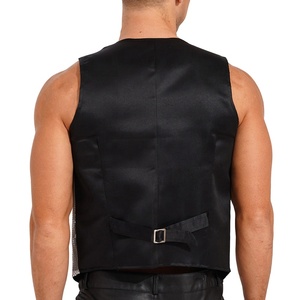 เสื้อกั๊กปักเลื่อมแขนกุดสำหรับผู้ชาย/ผู้หญิงชุดเต้นรำสำหรับงานปาร์ตี้คลับการแสดงบนเวที - Product Image 5