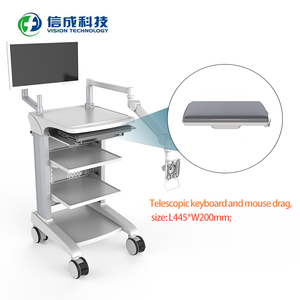 Geavanceerde Ent Instrument Nood Endoscopie Trolley Kar Industriële Medische Kar Fabrikant Werkstation Voor Ziekenhuisgebruik - Product Image 3