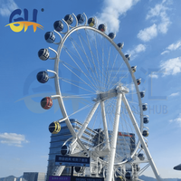 Le parc forain monte l'équipement touristique de parc d'attractions grande roue extérieure de 55m à vendre