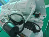 Purificateur d'eau commercial électrique UV RO autonettoyant en plastique sous évier, filtration 7 étapes, purification murale