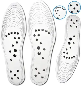 Unisex Magnetic Massage Insoles Foot Acupressure Shoe Pads Therapy Slimming Insoles For Weight Loss