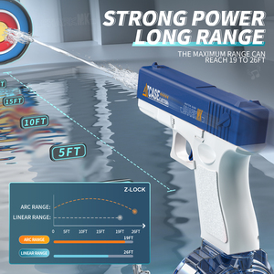 Pistolas de Agua Eléctricas Automáticas Mini Nuevas de Verano 2025 V2 para Niños, Potente Juguete de Juego de Piscina de Color Azul y Rosa, Pistola de Agua de Largo Alcance - Product Image 3