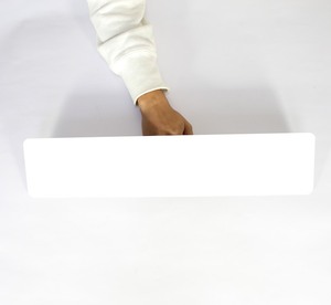 Decoración de placa de matrícula de coche, Impresión de Metal de aluminio, blanco brillante, sublimación, sin cantidad mínima de 520x110mm - Product Image 1