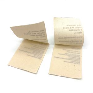 100% <span class=keywords><strong>cotton</strong></span> hữu cơ rửa chăm sóc thành phần Nhãn rất rẻ thân thiện với môi thương hiệu logo quần áo Chăm Sóc bông in nhãn - Product Image 5