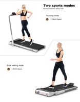 Tapis de course électrique pliant pour la maison Tapis de marche portable Mini tapis de course sous le bureau Machine de fitness pliable en cours d'exécution