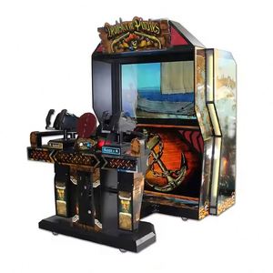 เครื่องเกมอาร์เคด CREATFUN จอ LCD 55 นิ้ว เครื่องจำลองเกมยิงปืนแบบหยอดเหรียญ Dead Storm Pirate Gun สำหรับ 2 ผู้เล่น 110V/220V - Product Image 5
