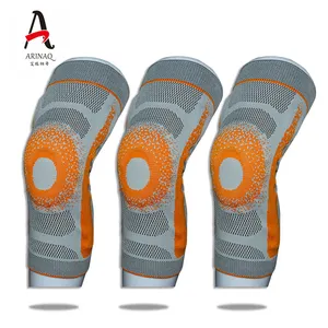 Customized High Elastic Knitted Fabric Elastic Breathable Compression Sleeve Knee Support