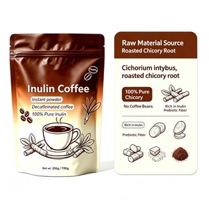 High Inulin Instant Chicory <strong>Coffee</strong> Powder, <strong>Decaf</strong> Herbal Chicory Root Extract <strong>Coffee</strong> - Product Image 2