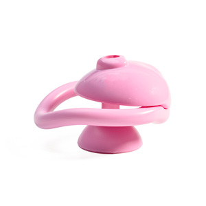 Dispositif <span class=keywords><strong>de</strong></span> <span class=keywords><strong>chasteté</strong></span> masculin en résine rose négative, <span class=keywords><strong>cage</strong></span> à pénis inversée avec plateau à urine, jouets sexuels BDSM <span class=keywords><strong>pour</strong></span> hommes gays - Product Image 3