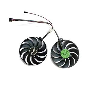 Nouveau ventilateur GPU 95MM 4PIN T129215SU FDC10U12S9-C RX5500XT adapté au refroidissement de la carte graphique Asus DUAL <span class=keywords><strong>RX5500</strong></span> <span class=keywords><strong>XT</strong></span> EVO OC - Product Image 3
