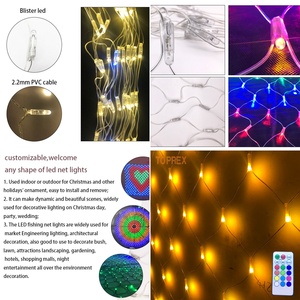 <span class=keywords><strong>Guirlande</strong></span> lumineuse LED extérieure étanche TOPREX 3x2m en filet pour Noël, décoration féerique pour jardin, arbres, fenêtres et haies - Product Image 2