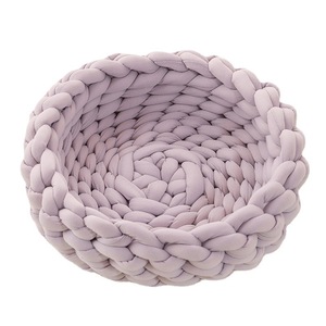 Casa de mascotas <span class=keywords><strong>DIY</strong></span> moderna para perros, gatos, nido tejido a mano, cama lavable a máquina para mascotas - Product Image 1