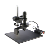 Mikroskop Digital Aluminium FT-Opto FA3D0325BF FOV Besar 2D/3D Monokuler Video Mikroskop Zoom 0.6-5.0X CCD