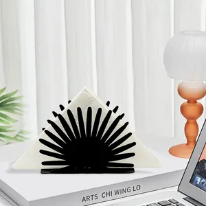 Hot Sale Customized Color Diverse Styles Material Iron Metal Napkin Holder