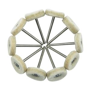 Feutre de laine roue de polissage meulage bijoux métal roue de polissage 3mm tige tête de polissage Mini <span class=keywords><strong>brosse</strong></span> <span class=keywords><strong>Dremel</strong></span> outils rotatifs abrasifs - Product Image 2