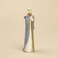 Figurines de crèche religieuses en résine, ensemble de la Nativité, décorations de village de Noël, Marie, Joseph, bergers, cadeaux de fêtes