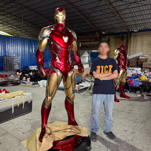 Vente en gros d'usine : Statue Iron Man en fibre de verre, <span class=keywords><strong>moule</strong></span> en résine, figurine Marvel Iron Man Mk85 Mk7 pour la décoration cinématographique - Product Image 6
