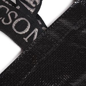 블랙 초대형 용량 배 패턴 휴대용 패션 쇼핑 솔리드 <span class=keywords><strong>PP</strong></span> 직조 가방 긴 손잡이 포함 - Product Image 5