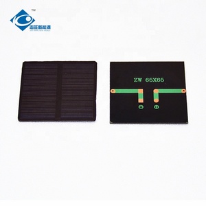 Panneaux solaires étanches en PET 0,68W encapsulés 0,14A ZW-6565R-P Chargeur compact IP65 ZW-6565R-P Chargeur de panneaux solaires portables ZW - Product Image 4