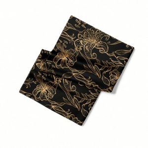 Écharpe en soie personnalisée pour femmes, foulard pour femmes, écharpe en soie pour hommes - Product Image 3