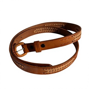 Accesorios de Cuero Personalizables de Alta Resistencia, Ecológicos y Sostenibles, Hechos a Mano con Piel de Vaca y Acero, Resistentes al Agua, de Longitud Personalizada, Estilo Vintage - Product Image 1