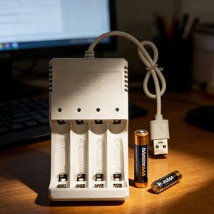 <span class=keywords><strong>Chargeur</strong></span> de batterie intelligent au lithium AA AAA <span class=keywords><strong>rechargeable</strong></span> avec affichage LED de charge rapide - <span class=keywords><strong>Chargeur</strong></span> de batterie <span class=keywords><strong>hybride</strong></span> 1,2 V 800 mA à brancher - Product Image 4