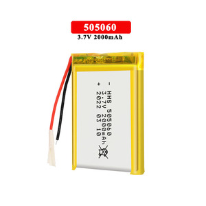 UN38.3 Kc 승인 505060 리튬 폴리머 배터리 고품질 3.7V 2000mah <span class=keywords><strong>lipo</strong></span> 배터리 아름다움 기계 - Product Image 1