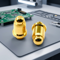 Conector de Contacto Pogo Pin de Latón de Precisión Personalizado con Resorte de 2.5mm de Altura