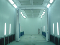 Cabine de peinture de taille personnalisée salle de peinture pour voiture chauffage diesel électrique salle de peinture automatique proposition de conception four de cuisson pour camion