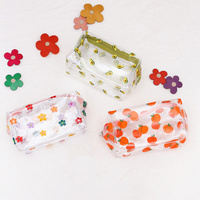 Pochette cosmétique transparente en PVC, trousse de maquillage imperméable, étui de toilette de voyage personnalisé avec fermeture éclair, cadeau
