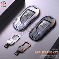 Coque de clé de voiture en alliage de zinc et silicone, décoration intérieure pour BMW 3 4 5 6 7 X3 F25 X4 F26 X5 F15 X6 F16 X1 F48