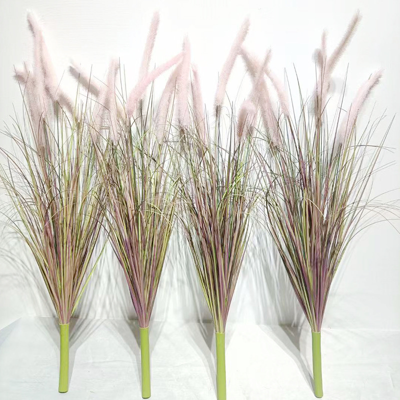 70cm pink purple gradient dog tail