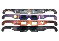 Lunettes d'éclipse solaire en papier conformes CE ISO 12312-2:2015, verre de visualisation en papier sûr pour les yeux, conformes aux normes européennes pour les lunettes d'éclipse solaire AAS