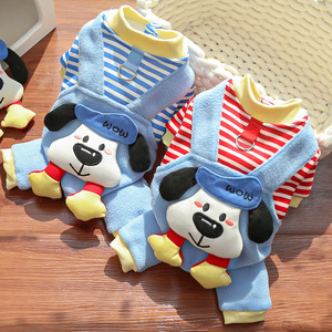 Gilet à capuche pour chien automne-hiver, toutes tailles, vêtements pour animaux de compagnie, motif uni, style classique - Product Image 6