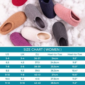 Pantuflas de Invierno Cálidas para Interiores y Exteriores, Antideslizantes, Ligeras, Personalizadas, de Felpa Rizada, de Piel Sintética, para Todo Tipo de Hogar, Unisex - Product Image 6