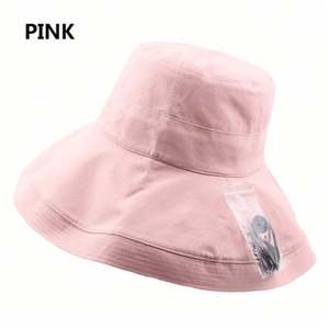 Chapeau de soleil à large bord personnalisé, modèle 0318, imprimé sérigraphié, pour femme, anti-UV, idéal pour la plage, le printemps et l'automne, vente en gros - Product Image 6