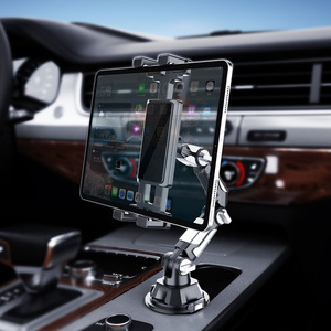ZYhy Car <b>Tablet</b> Holder Center Console Mount Universal Adjustable <b>Stand</b> <b>For</b> Navigation Front Rear Seat Use - Product Image 2