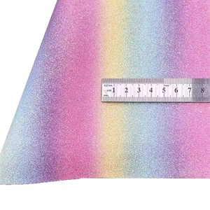 Feuilles de transfert thermique en tissu pour puzzle de perles, paillettes arc-en-ciel, poudre épaisse dégradée, paillettes de cuisson, forme de fleur en EVA, pour DIY - Product Image 5