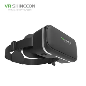 VR SHINECON OEM Service 3D Virtual Reality Glasses FOV 110 Degrees VR Glasses with Action Button