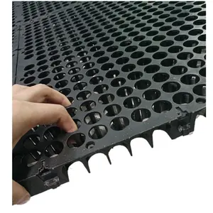HDPE plastic PP water expanding drainage cell 30mm ditch garden paving drain cell artificial grass for roof garden