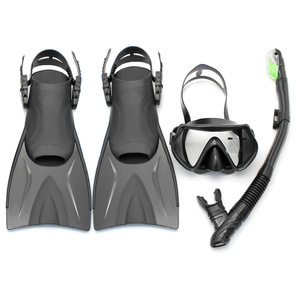 Peralatan Selam Berkualitas Tinggi <span class=keywords><strong>Set</strong></span> Masker Selam <span class=keywords><strong>Snorkel</strong></span> Sirip Peralatan Snorkeling - Product Image 2