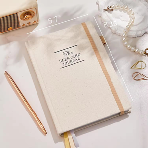 คู่มือการดูแลตัวเองเพื่อ<span class=keywords><strong>สุข</strong></span>ภาพ สมุดบันทึกความกตัญญู สมุดวางแผนปกผ้าลินินเพื่อความสุข ความเชื่อมั่น และการยืนยันตนเอง - Product Image 2