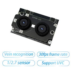 ระบบควบคุมการเข้าออกด้วยไบโอเมตริกซ์ที่มีประสิทธิภาพ กล้องสองตา ตรวจจับรอยฝ่ามือ เครื่องสแกนเส้นเลือดฝ่ามือ สำหรับการลงเวลา จ่ายเงิน และการเข้าถึง - Product Image 5