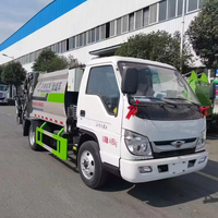 Foton 3cbm conduite à gauche camion à ordures compressé camions à compression des déchets