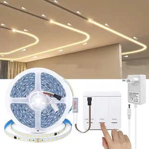 WS2811 2835SMD 24V DC acqua corrente striscia LED luce fluente Controller Wireless lampada flessibile nastro 120LED/M IP30 10M 15M Kit