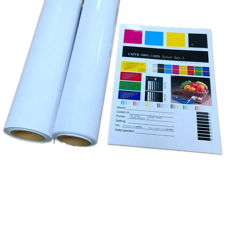 Papel da foto do papel do inkjet da foto do rolo do papel da foto do solvente eco