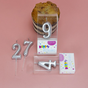 Bougies d'<span class=keywords><strong>anniversaire</strong></span> numériques écologiques dorées, fourniture directe d'usine, peinture pour bougies métalliques or, argent, caméléon - Product Image 4