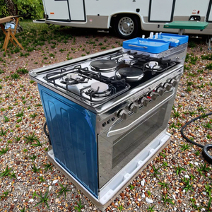 Tại Chỗ Cao Cấp 4 Gas 2 Bếp Điện, Nướng Nấu Ăn Thiết Bị Phạm Vi Khí Miễn Phí Đứng Lò Nướng Với Nướng - Product Image 4